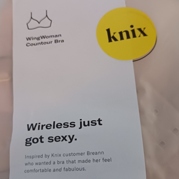 NWT Knix Beige WingWoman Countour Beige Bra Size 8+ - Picture 4 of 11